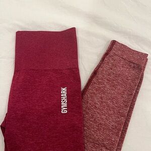 Gymshark Maroon Leggings